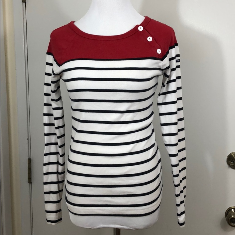 Le Phare Anthropologie Striped Top